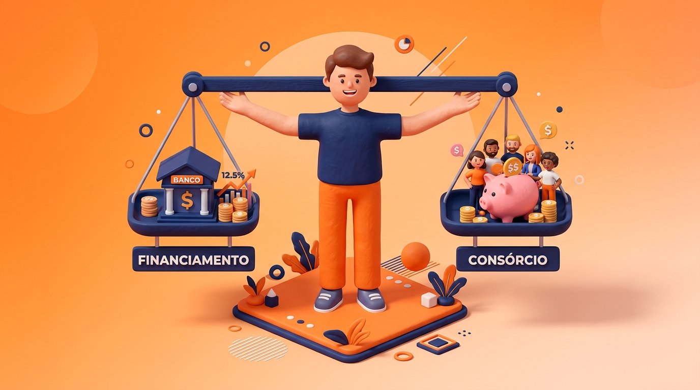 Comparativo entre consórcio e financiamento: planejamento e custo
