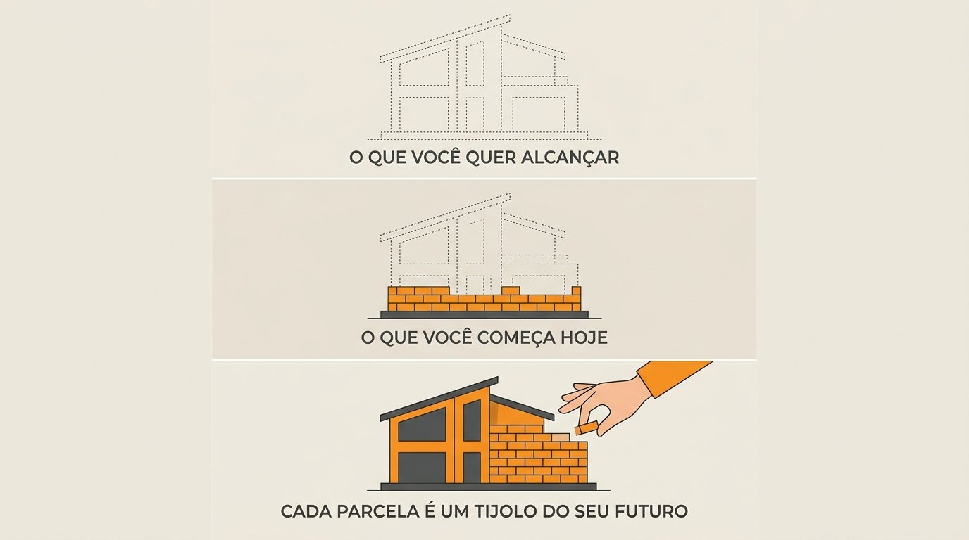 Cada parcela é um tijolinho — Consórcio de imóvel Canopus