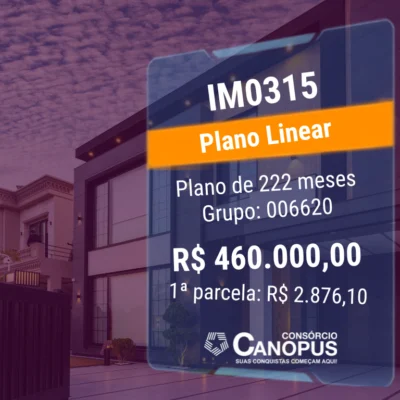 IM0315 – IMÓVEL – R$ 460.000,00