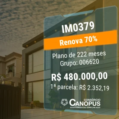 IM0379 – IMÓVEL (Renova 70%) – R$ 480.000,00